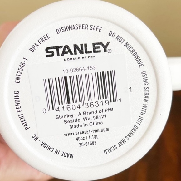 STANLEY 40oz TRAVEL QUENCHER- White Terrazzo Confetti Cup - Picture 3 of 5